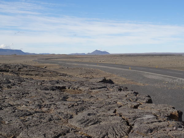 Við Dettifossveg hentar sjálfgræðsla vel. (Ljósm. Helga Aðalgeirsdóttir).